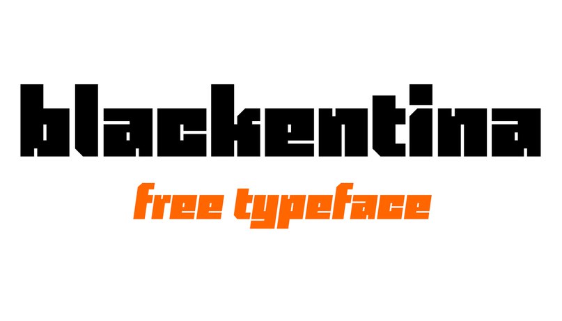 Download Blackentina (4F-v1.0) font (typeface)