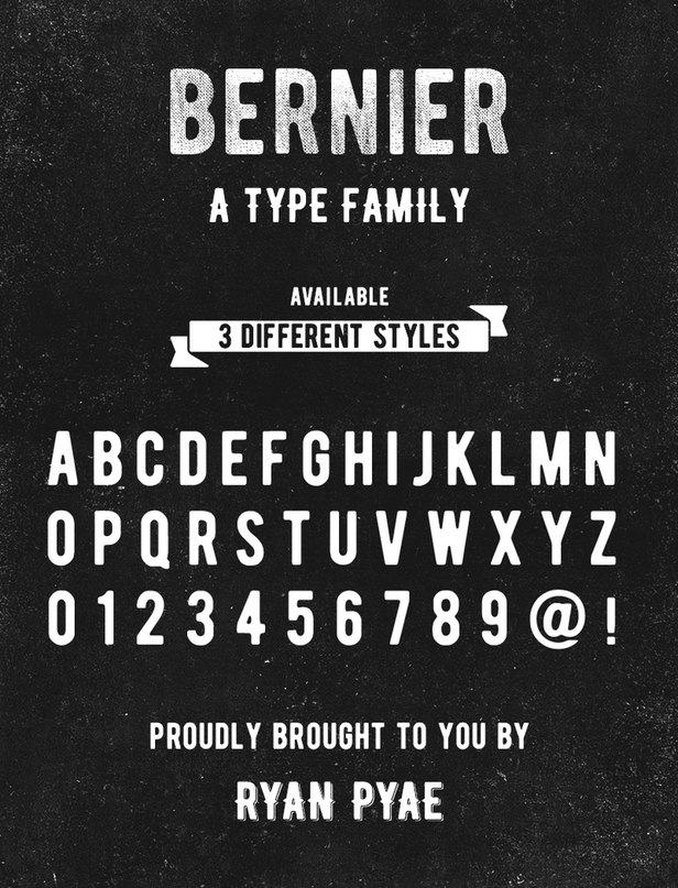 Download BERNIER TYPEFACE font (typeface)