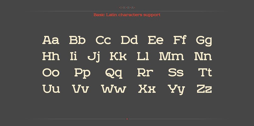 Download IkraSlab font (typeface)