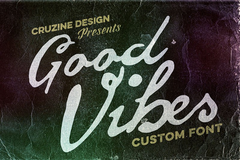 Download goodvibes font (typeface)