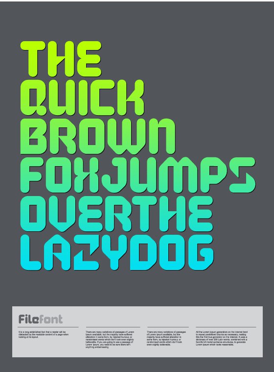 Download file font (typeface)