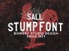 Stump font family