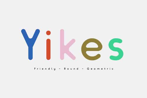 Download Yikes font (typeface)