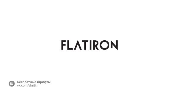 Download Flatiron font (typeface)
