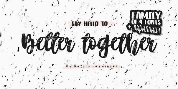 Download Better Together Family font (typeface)