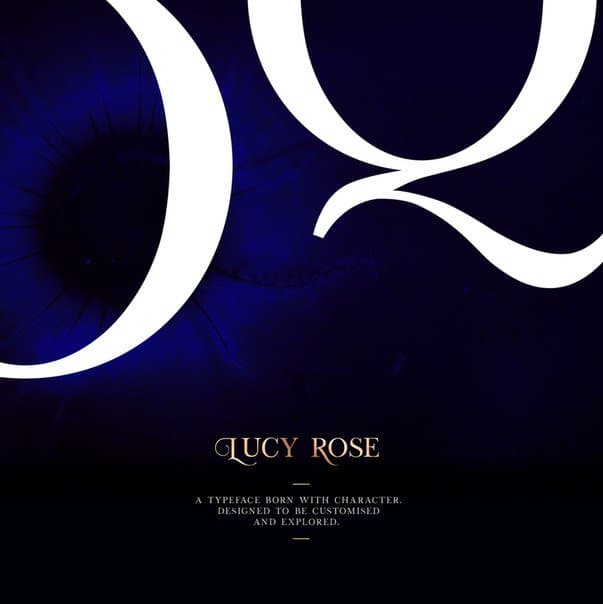Download Lucy Rose font (typeface)