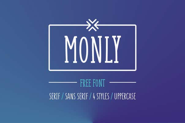Download Monly font (typeface)