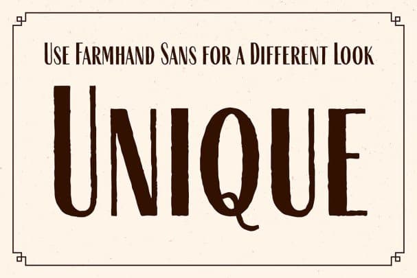 Download Farmhand Family font (typeface)
