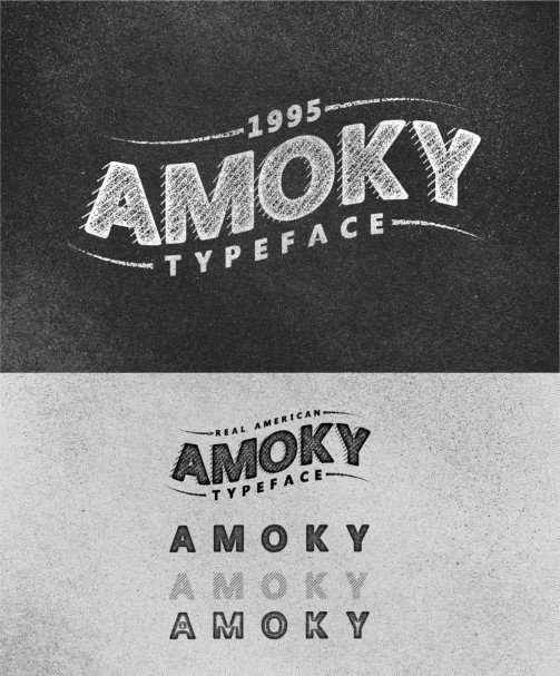 Download Amoky Typeface font (typeface)