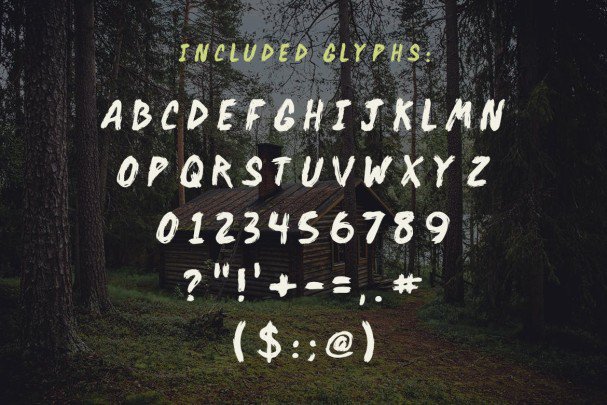 Download Backwoods Cabin font (typeface)
