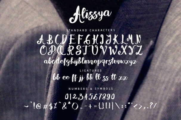 Download Alissya Typeface font (typeface)