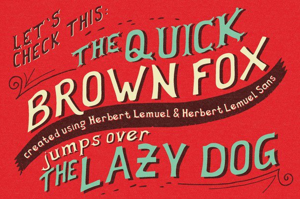 Download Herbert Lemuel font (typeface)