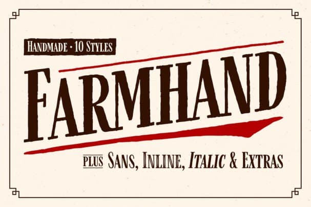 Download Farmhand Family font (typeface)