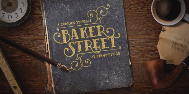 Download Baker Street Inline font (typeface)