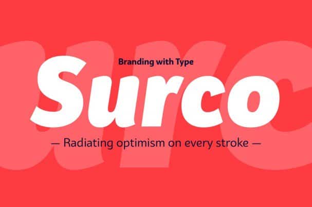Download Bw Surco family font (typeface)