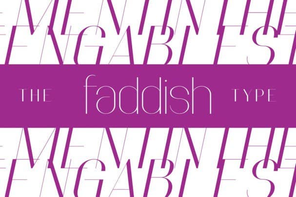 Download Faddish font (typeface)