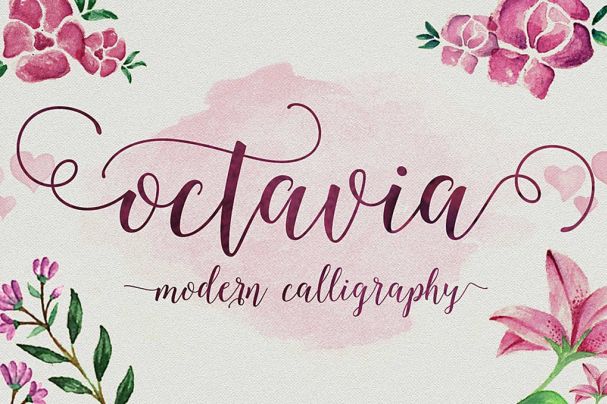 Download Octavia Script font (typeface)