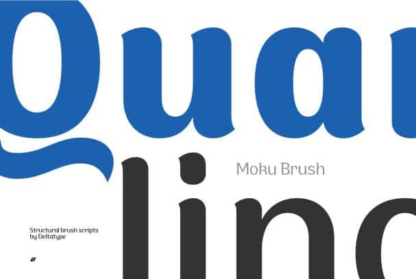 Download Moku Brush font (typeface)