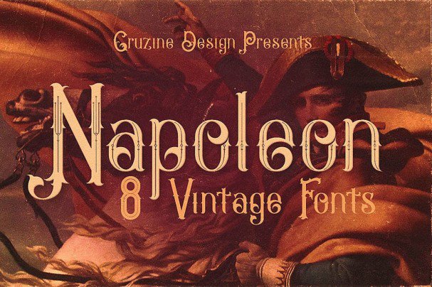 Download Napoleon Vintage Typeface font (typeface)