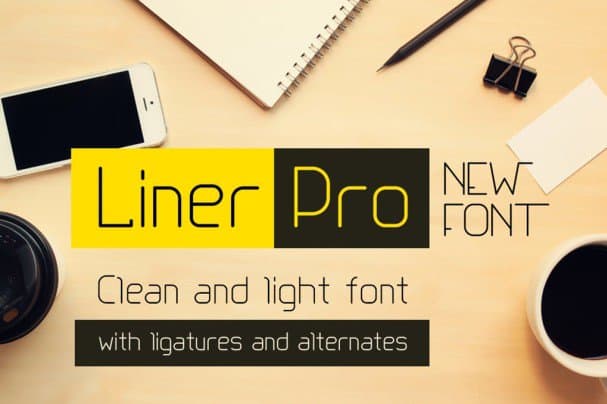Download Liner Pro font (typeface)