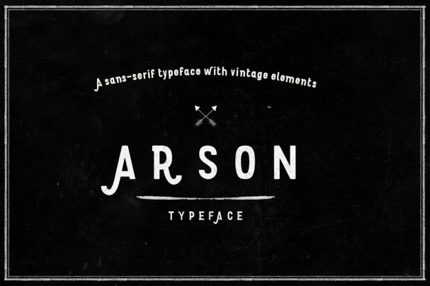 Download Arson Typeface font (typeface)