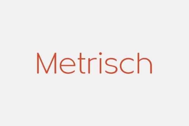 Download Metrisch font (typeface)