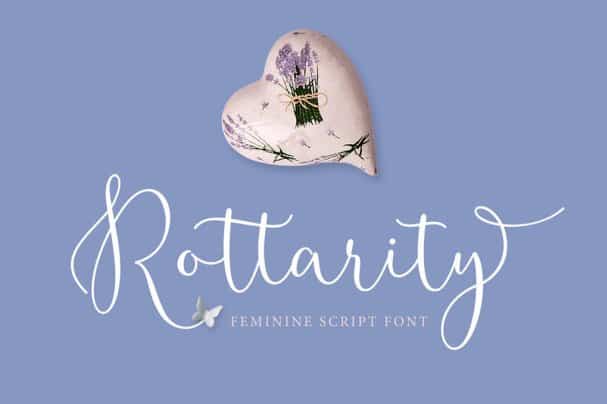 Download Rottarity Feminine font (typeface)