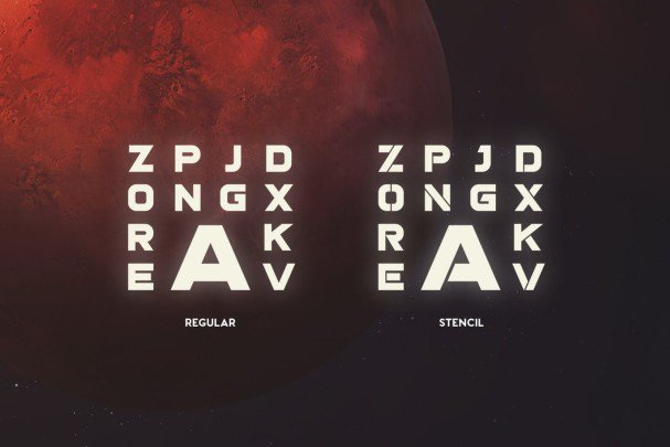 Download Stargaze Typeface font (typeface)