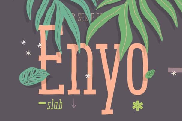 Download Enyo Slab font (typeface)