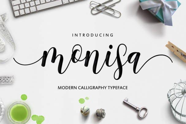 Download Monisa Script font (typeface)