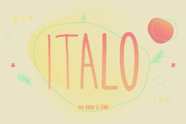 Download Italo font (typeface)