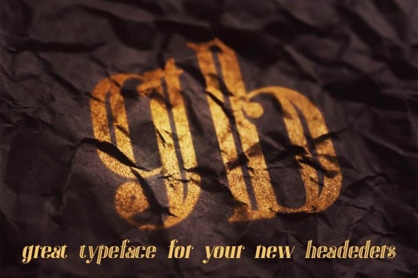 Download Gatsby - Art Deco font (typeface)