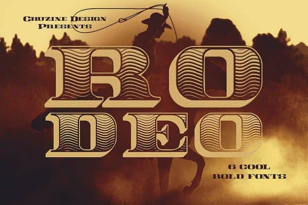 Download Rodeo Typeface font (typeface)