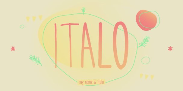 Download Italo font (typeface)