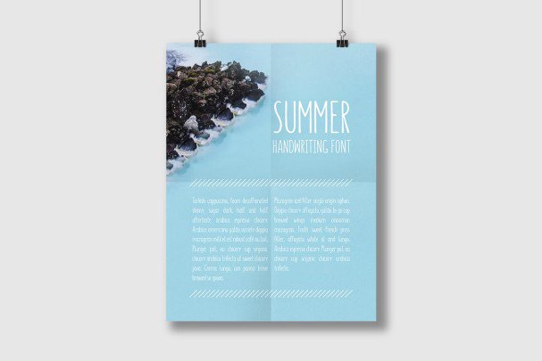 Download Summer - Handwriting font (typeface)