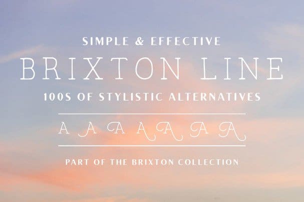 Download Brixton Line font (typeface)