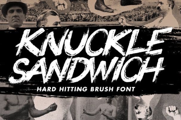 Download Knuckle Sandwich font (typeface)