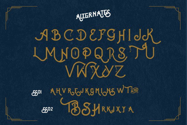 Download Celestial Vintage type font (typeface)