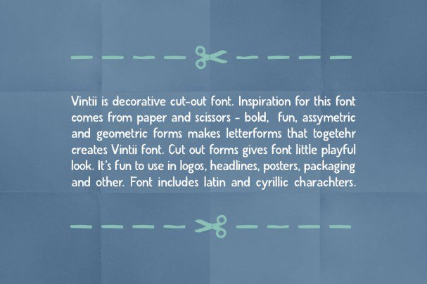 Download Vintii Extended font (typeface)