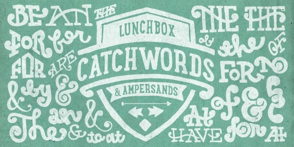 Download Lunchbox Slab Regular font (typeface)