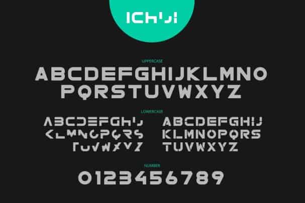 Download Ichiji Type font (typeface)