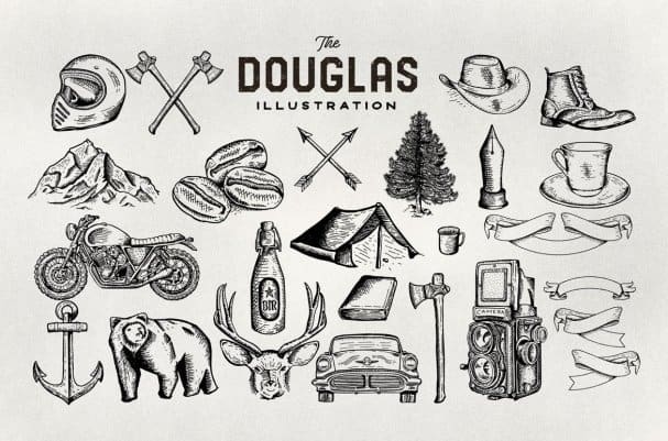 Download The Douglas Collections font (typeface)