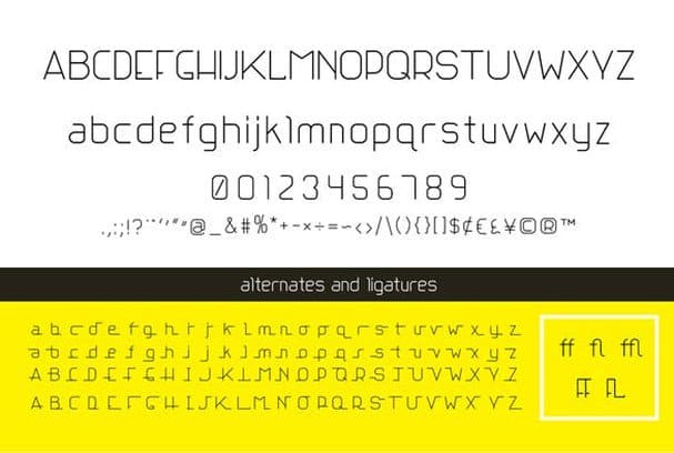 Download Liner Pro font (typeface)