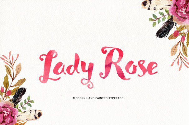 Download Lady Rose Script font (typeface)
