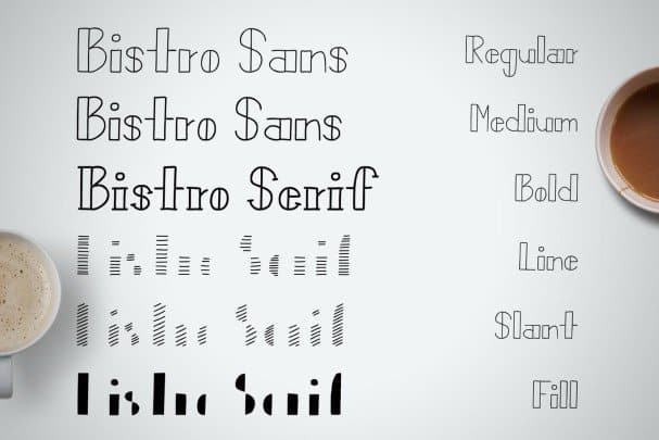 Download Bistro font (typeface)