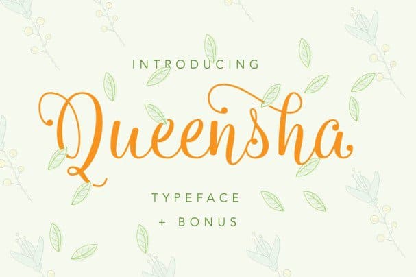 Free Download Queensha Typeface Fonts Collection