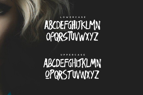 Download Nigma - Brush font (typeface)