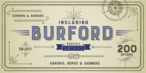 Download Burford Inline font (typeface)