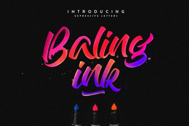 Download Baling Ink font (typeface)