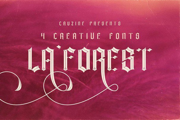 Download La Forest Typeface font (typeface)